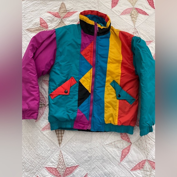 Vintage kids colorful New Moves jacket